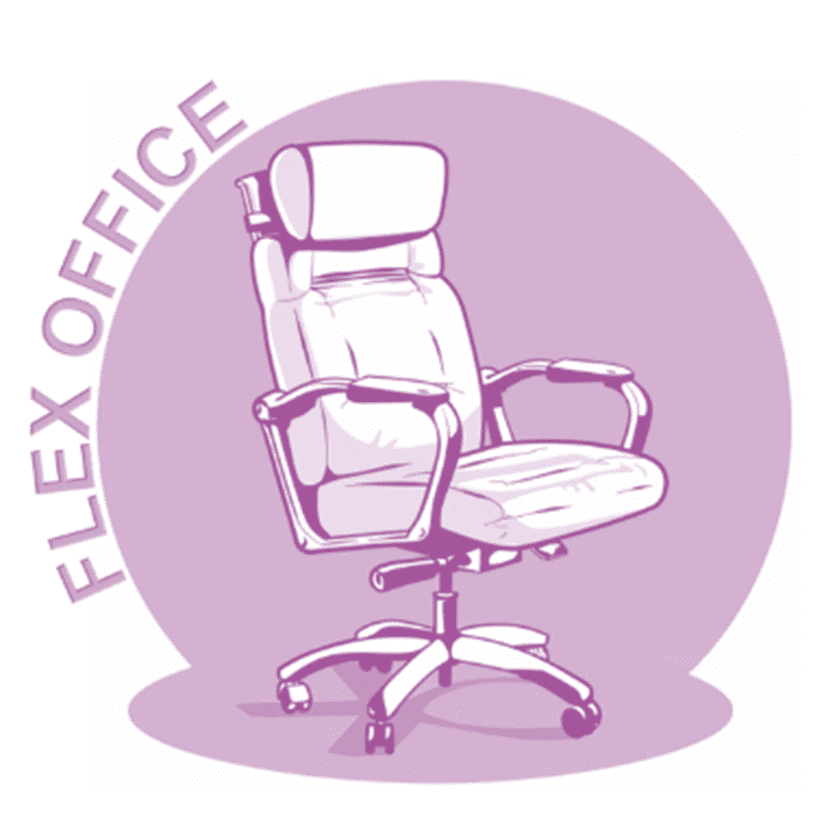 logo flexi office design creation studio mobilier professionnel Aménagement de vos bureaux professionnels de qualité