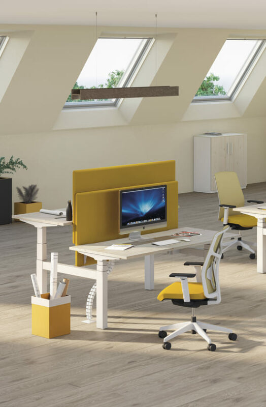 Bureau modulable en hauteur Aménagement de vos bureaux professionnels de qualité