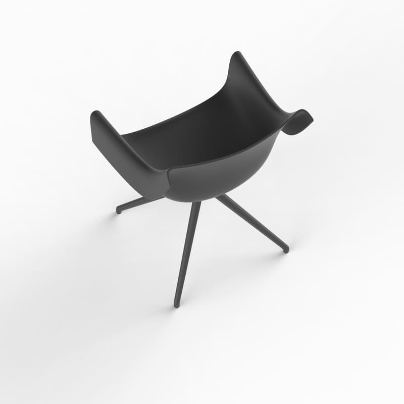 Fauteuil pivotant manta pour intérieur extérieur bureau professionnel design creation studio