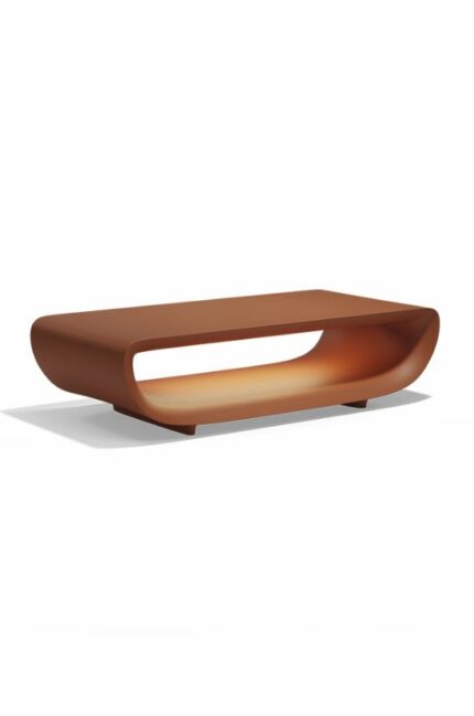 bum bum vondom table basse marron, mobilier sur mesure