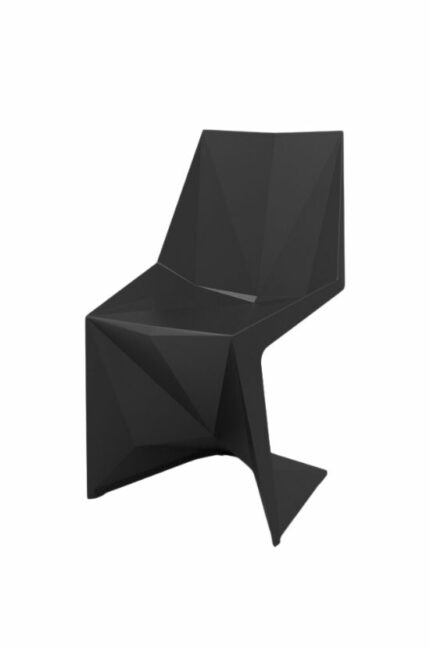 voxel chaise vondom noir, mobilier sur mesure