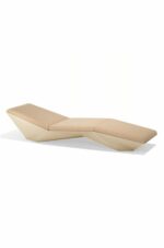 chaise longue faz, vondom, mobilier sur mesure, beige