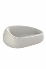 canapé stone de vondom blanc, mobilier sur mesure