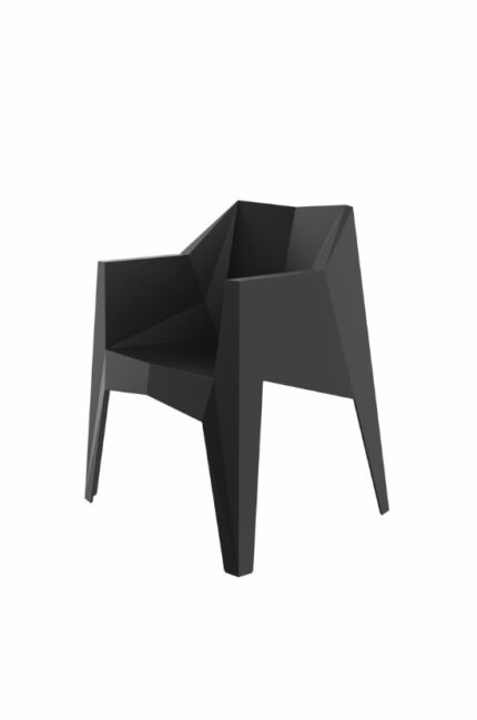 voxel fauteuil vondom noir, mobilier sur mesure