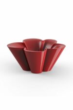 vondom agatha rouge pot de fleurs, mobilier sur mesure