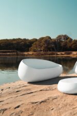 canapé stone de vondom, mobilier sur mesure