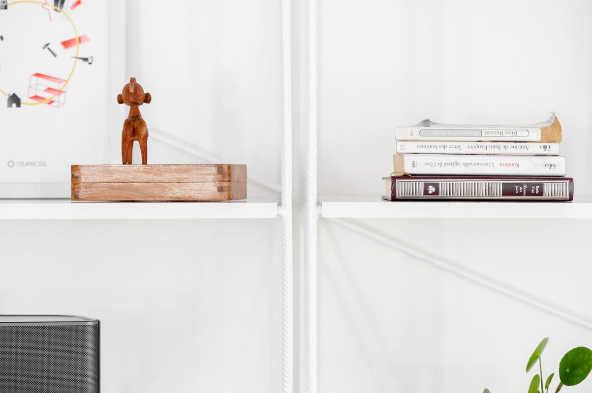 étagère maison tournesol mono, mobilier et création blanc