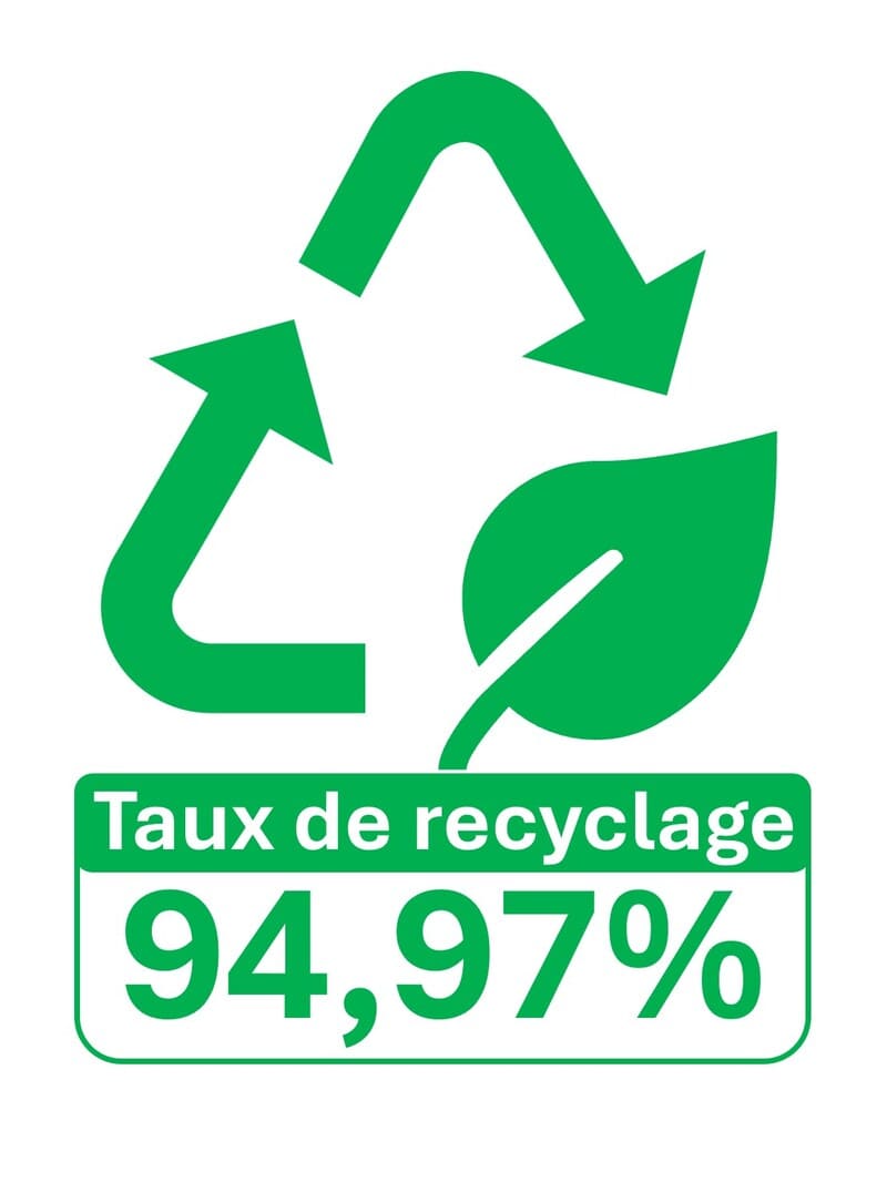 taux de recyclage chaise yes aménagement d'espace professionnel eco resposable