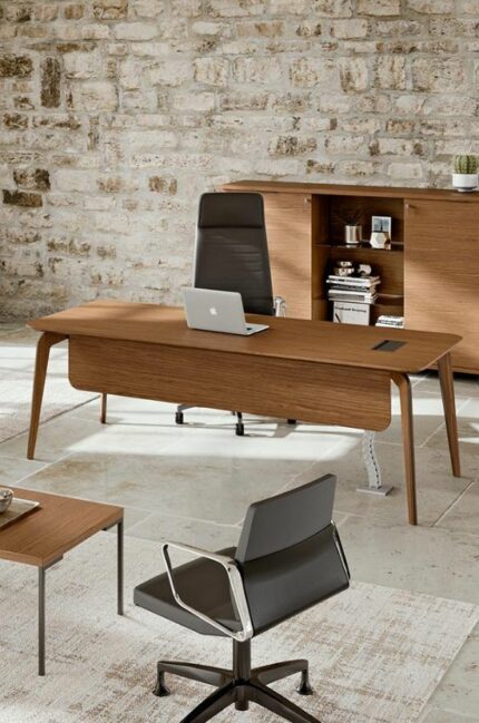 Bureau moderne avec tiroir et plateau élégant, mobilier sur mesure