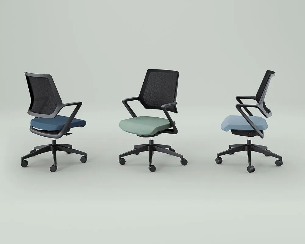 X-DOS, le siège incontournable pour le coworking : Polyvalent et ergonomique, X-DOS répond aux exigences des espaces de travail modernes comme le flex office ou le home office. Son design léger, combiné à un réglage intuitif, le rend aussi performant pour les longues sessions de travail que pour les réunions. Son mécanisme synchrone autorégulé assure un confort optimal, même en utilisation prolongée.