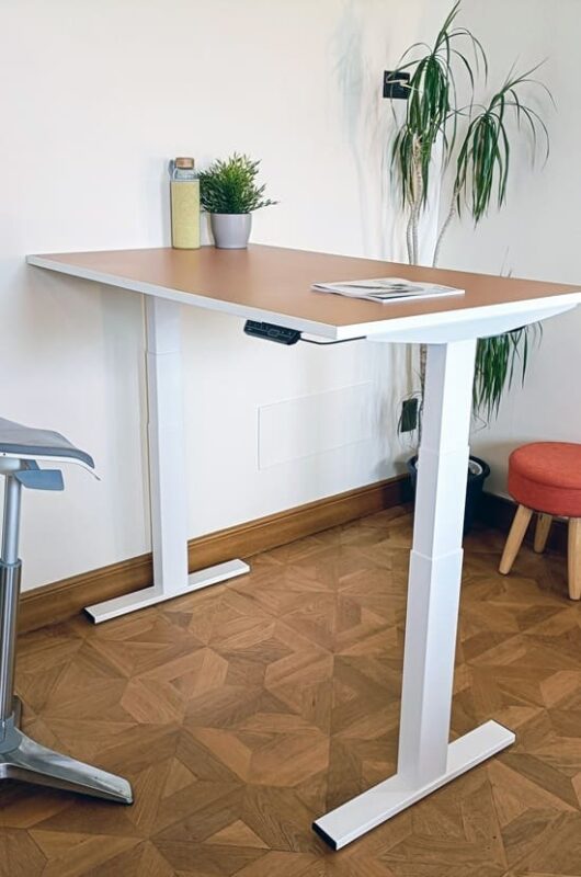 Bureau assis debout ajustable électrique de qualité