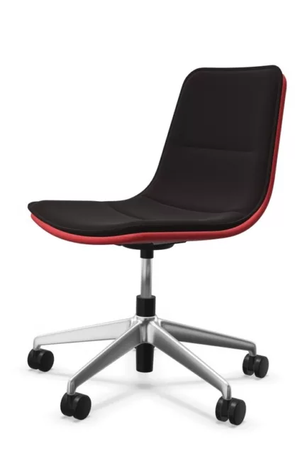 Siege personnalisable pivotant sur piètement aluminium