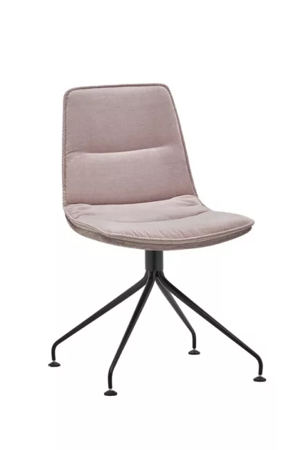 chaise d'accueil tout tissus pour espace de réunion et de coworking