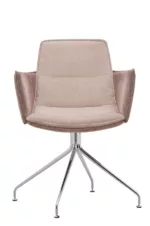 fauteuil d'accueil tout tissus pour espace de réunion et de coworking