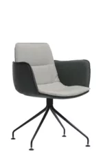 Fauteuil de réunion pivotant pour espace professionnel
