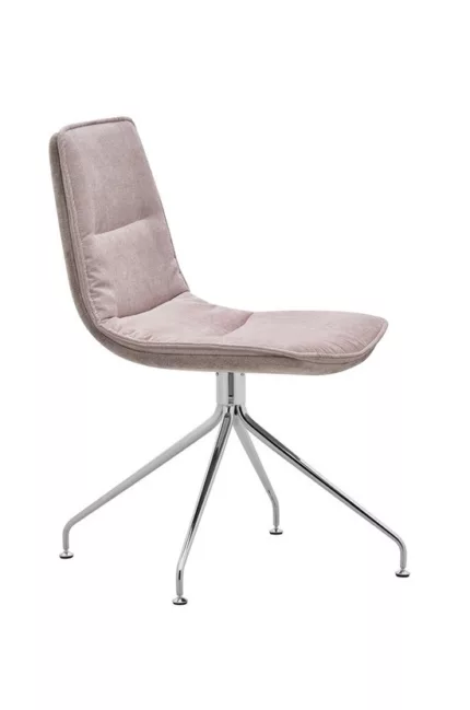 chaise pivotante sur 4 pied pour espace d'accueil et de réunion