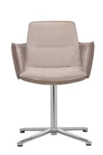Chaise avec accoudoirs pivotante pour bureau et salle de réunion professionnel