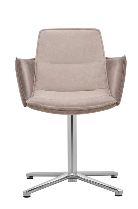 Chaise avec accoudoirs pivotante pour bureau et salle de réunion professionnel