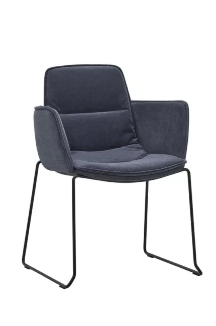 Fauteuil pour salle de réunion confortable et ergonomique pied luge
