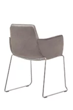 Agencement d'espace professionnel avec fauteuil confortable et ergonomique sur pied luge