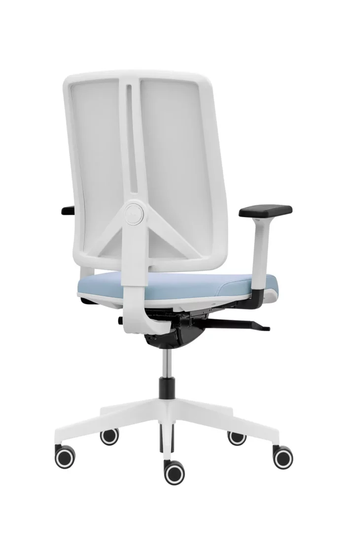 fauteuil de bureau sans roulettes avec accoudoirs pour laboratoire, personnel soignant