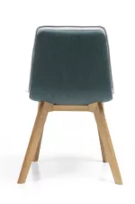 chaise de restauration pied bois bicolore pour agencement professionnel