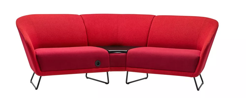 canapé modulable pour accueil client et espace coworking