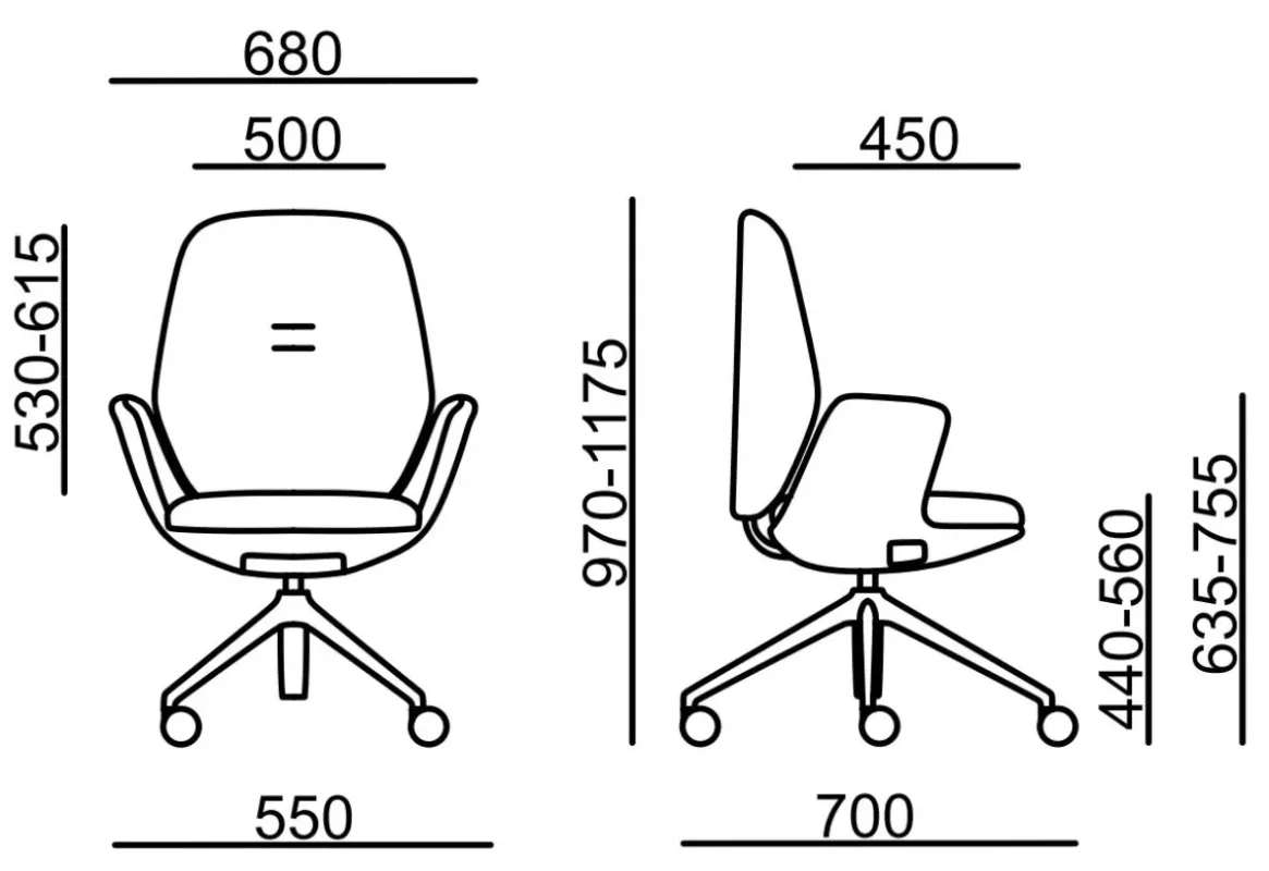 Siège de bureau confortable en entreprise mobilier ergonomique