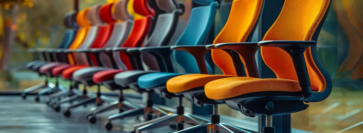 rangée-de-siège-orange-design-creation-studio-mobilier-professionnel. Fournisseur de mobilier de bureau professionnel pour entreprise
